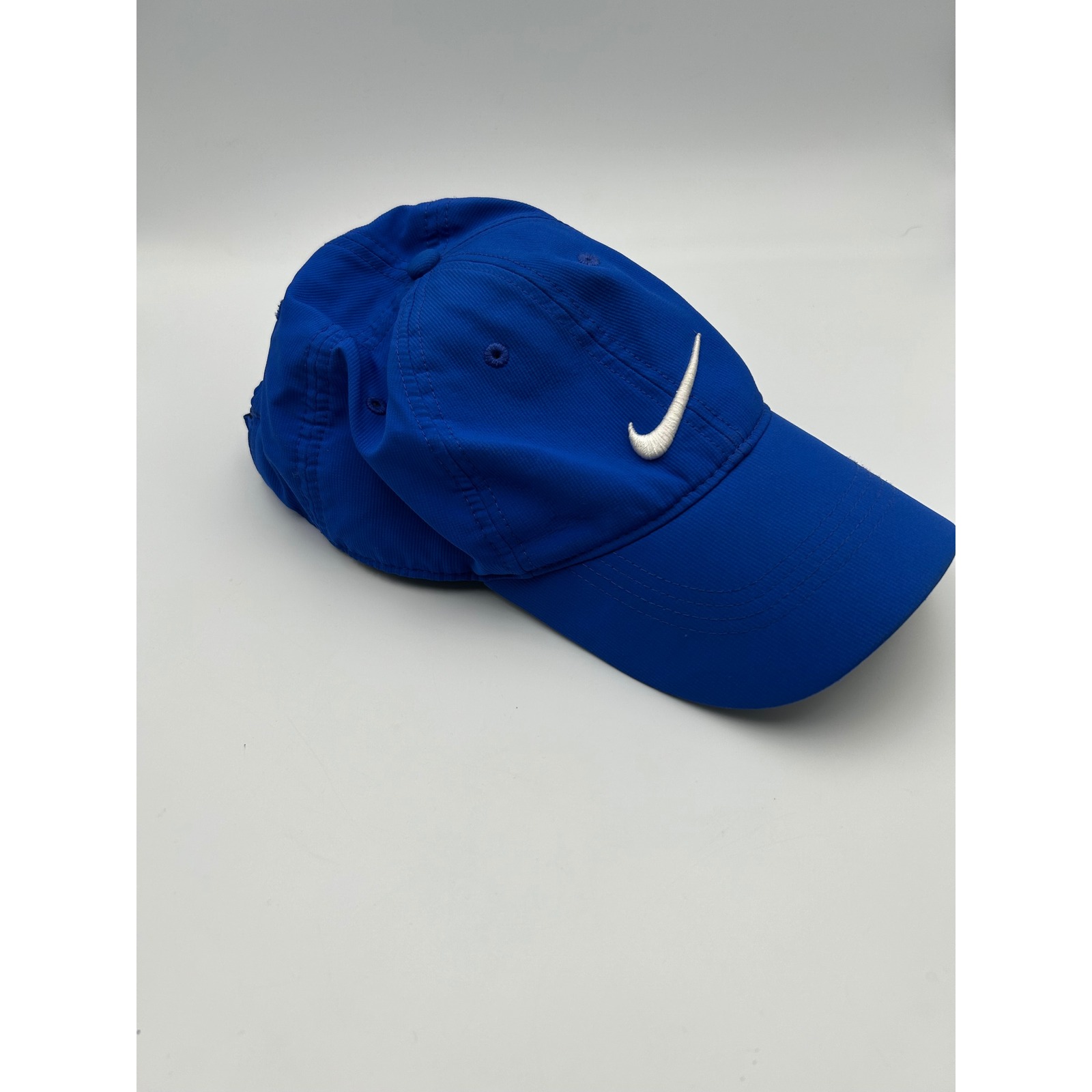 Nike Golf Swoosh Hat Blue Adjustable Strapback Baseball Cap Mens Womens